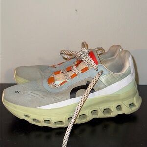 On Running cloud monster  Sneakers in Light Green and Gray